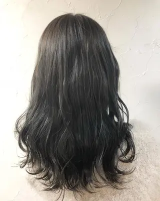 セミロング カラー ヘアアレンジ 遠藤 拓馬のヘアスタイル