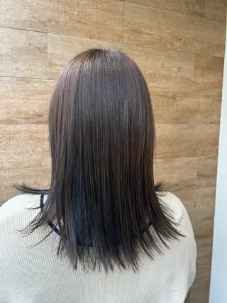 セミロング うる艶×韓国hair 💠明日香💠のヘアスタイル