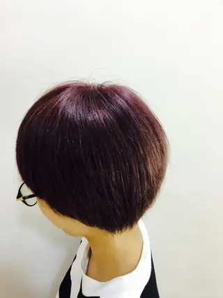 ショート カラー デザインカラー/ 推しの配色　肥後のヘアスタイル