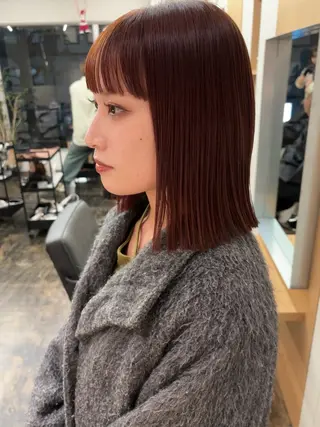 ミディアム カラー 美空🐇 レイヤー / 透明感カラー🩰のヘアスタイル