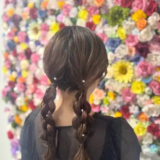 ロング ヘアアレンジ 垢抜けメイク✖️盛れ るヘア/SAORIのヘアスタイル