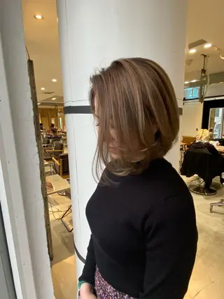 ミディアム カラー welring hair salonのヘアスタイル