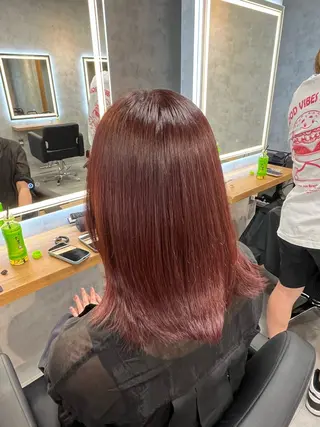 カラー 札幌ブリーチなし 👑ヒリュウのヘアスタイル