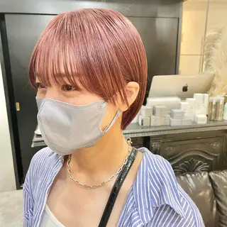 ショート カラー ショート・ボブ ・ウルフ✂︎IMAIのヘアスタイル