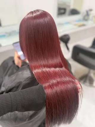 カラー ブリーチなし🥣🤍 ベージュ♡表参道のヘアスタイル