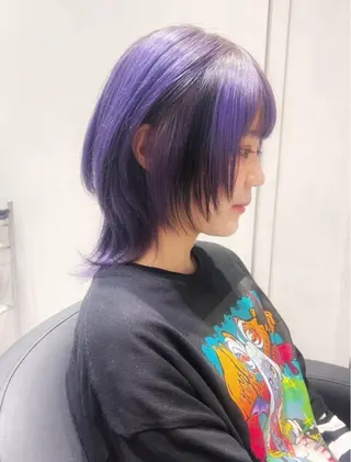 ミディアム カラー 🦋ブリーチ/カラー 専門AYA💖のヘアスタイル