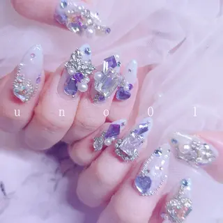 ネイル 梅田🦄中崎町🩵 u n o 0 1のネイルデザイン