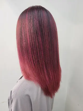 ロング カラー ダブルカラーモデル☆ SHUNYAのヘアスタイル