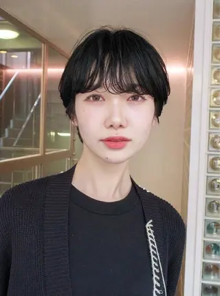 ショート ショート ボブ メンズ パーマのヘアスタイル