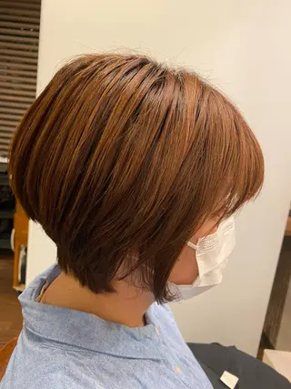ショート カラー liL  hair サトウリョウタのヘアスタイル