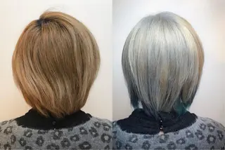 ショート カラー ✨デザインカラー✨ ハイトーン　森貴章のヘアスタイル