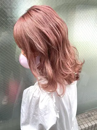 セミロング 美髪矯正・レイヤー 倉友哉のヘアスタイル