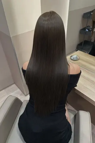 ロング 韓国ヘア、髪質改善 ✨平山大樹✨のヘアスタイル