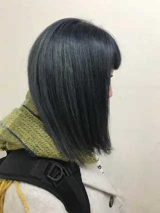 ミディアム カラー Rina Imaiのヘアスタイル