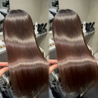 ロング 新宿♡暖色カラー/ エクステ/スズ‎🤍のヘアスタイル