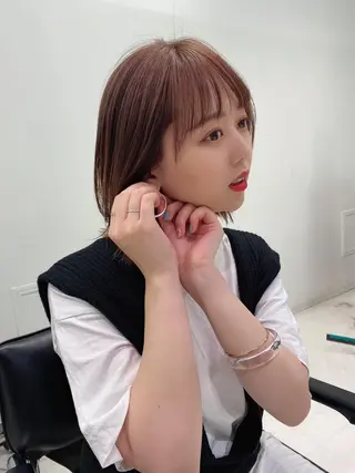 ショート カラー ヘアアレンジ 【代表】 たき〜のヘアスタイル