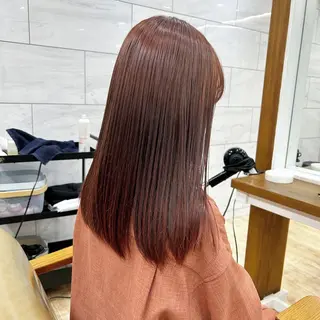 セミロング カラー 学生指名率No.1 YUTOのヘアスタイル