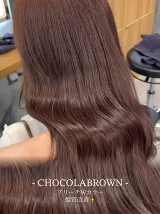 ロング カラー 赤みなし ×透明感🫧YUNAのヘアスタイル