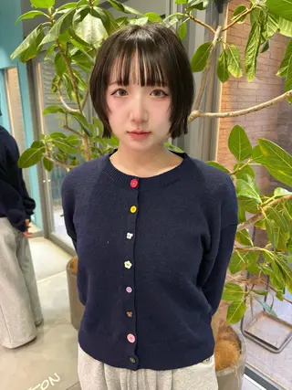 ショート カラー 🌟満足度No.1/ 似合わせ/AYA🌟のヘアスタイル