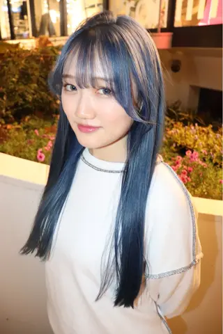 ロング カラー ヘアアレンジ @kyoniyy KYONIのヘアスタイル