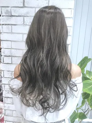 ロング カラー パーマ ヘアアレンジ 縮毛矯正/美髪 髪質改善/石田幸輔のヘアスタイル
