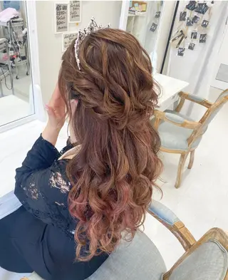 ヘアアレンジ ヘアセットサロン ココのヘアスタイル