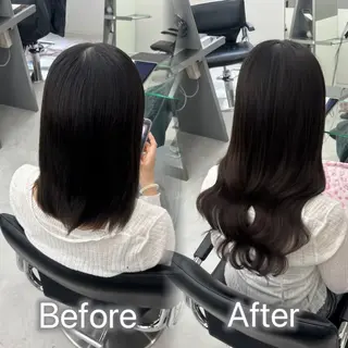 ロング エクステ🫧アレンジ ￤横浜  ももはのヘアスタイル