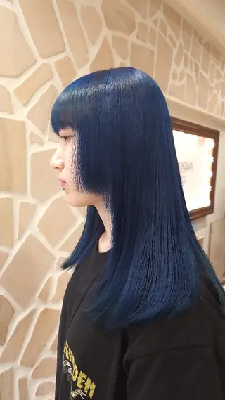 ミディアム カラー ケアブリーチ特化 same 🦈のヘアスタイル