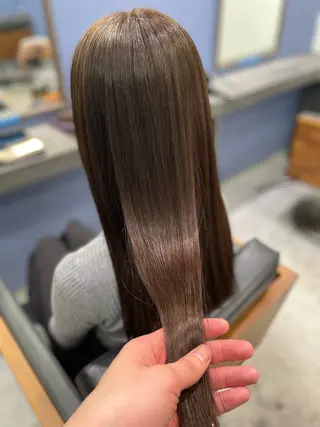 ロング カラー 🌿長尾俊汰🌿 透明感カラーのヘアスタイル