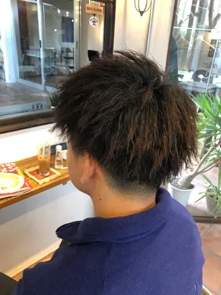 ショート メンズ 冨士川 英樹のヘアスタイル
