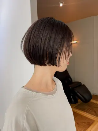 ショート 緒方リエ 時短ショート・ボブのヘアスタイル