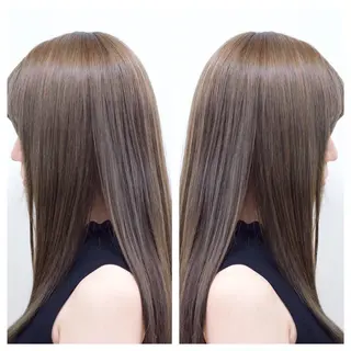 セミロング 中村 かずはのヘアスタイル