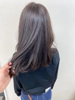 セミロング パーマ ヘアアレンジ 【赤み消しカラー】 中野浩太のヘアスタイル