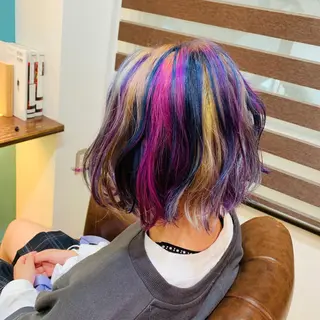 ショート カラー カット特化美容師 齋藤桐のヘアスタイル