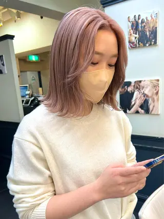 ミディアム カラー 遼太郎 /渋谷アシスタントのヘアスタイル