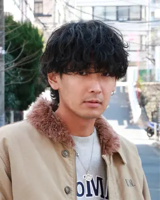 カラー パーマ メンズ メンズカット🐺 パーマ特化🔥舜のヘアスタイル