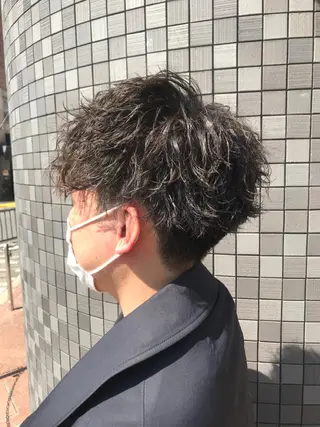 パーマ メンズ なりたいを叶える /町野 朝哉のヘアスタイル