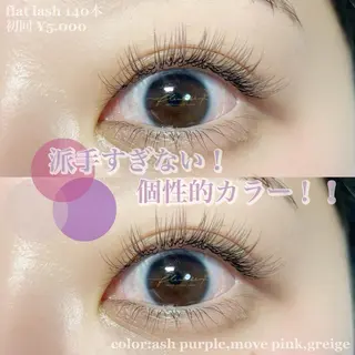 メンズ マツエク・マツパ アイブロウ Moyu eyelashのマツエク・マツパデザイン