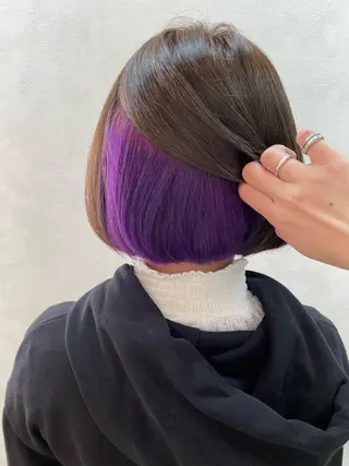 ショート カラー 加藤 遥花のヘアスタイル