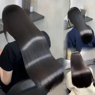 ロング 新宿/韓国風レイヤー 髪質改善/ジャッキーのヘアスタイル