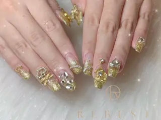 ネイル ❤️💛REBEST 京橋 nailのネイルデザイン