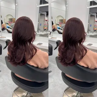 ロング まろっと艶感ブラウン ベージュ🤍まなかのヘアスタイル