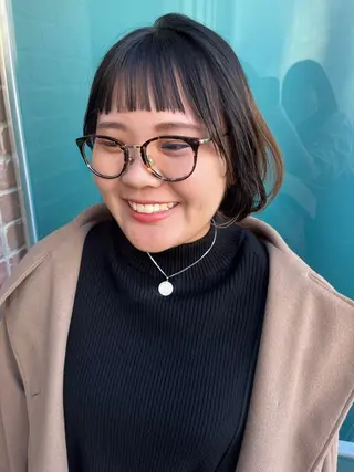 ミディアム カラー メンズ 久木原 ゆりのヘアスタイル