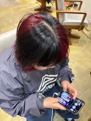 カラー YUI/アイブロウ/ 透明感カラー✨のヘアスタイル
