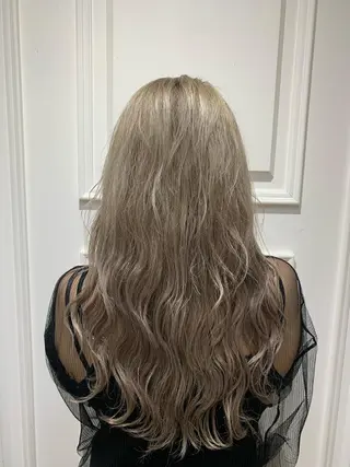 ロング カラー 乾かすだけで艶髪酸性 ストレート髙橋悠耶のヘアスタイル