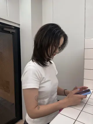 ミディアム カラー 関 京磨のヘアスタイル