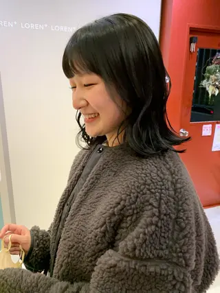 ミディアム 柔らかいカラー🎀 rinaのヘアスタイル
