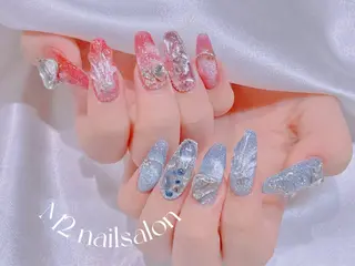 ネイル 長さだし専門店 M2　rikaのネイルデザイン