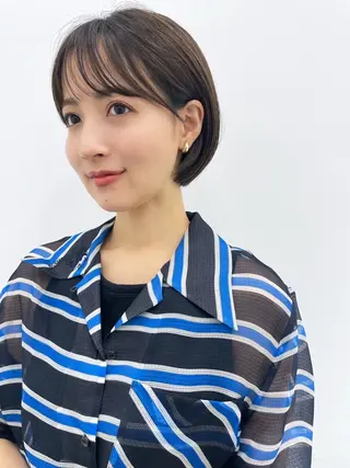 ショート 韓国風/髪質改善/ ナガヤアキラのヘアスタイル