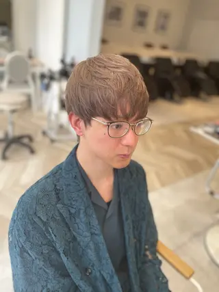 ショート カラー メンズ メンズパーマ/カット / 古川 諒のヘアスタイル
